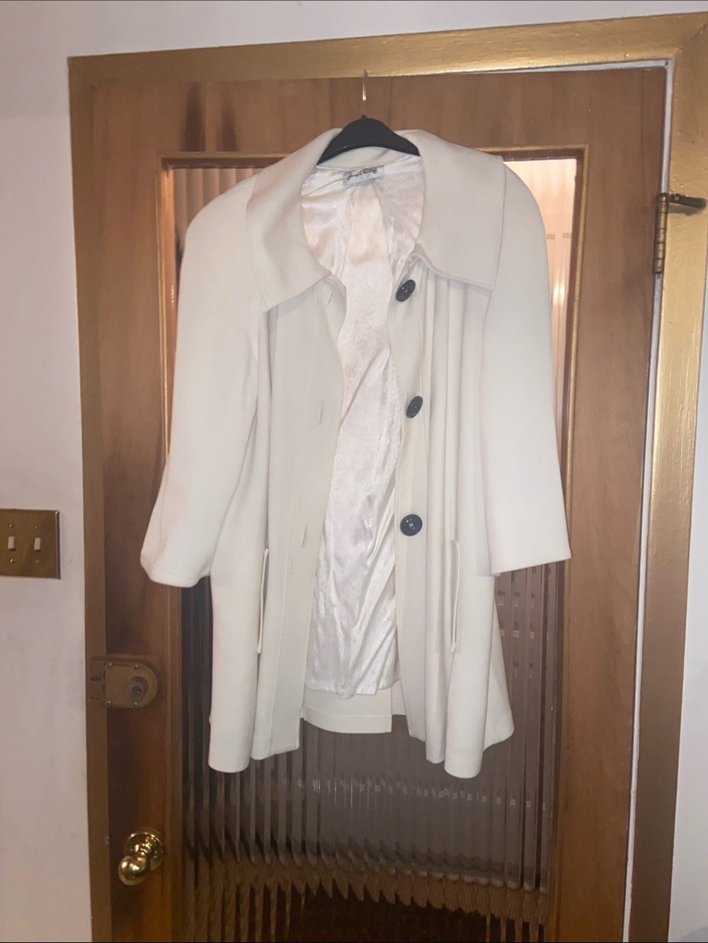Joseph Ribkoff Cream Swing Pea Coat